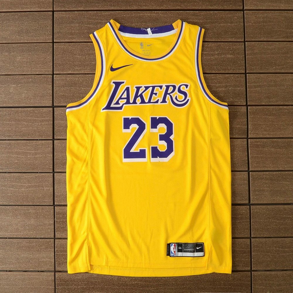 NBA Los Angeles Lakers #23 Yellow Jersey - Lebron James
